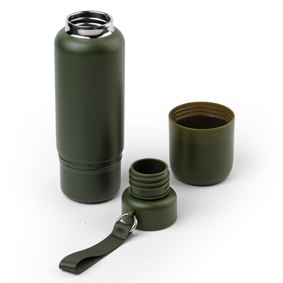 Promosyon YN-7924 Uludağ 500 ml Bardaklı Termos Yeşil, Renk: Yeşil , görsel 2