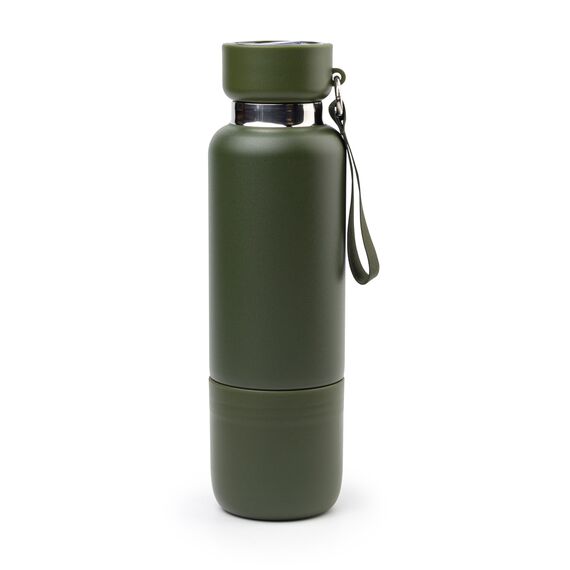 Promosyon YN-7924 Uludağ 500 ml Bardaklı Termos Yeşil, Renk: Yeşil 