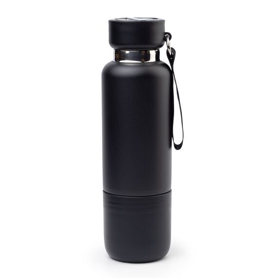 Promosyon YN-7924 Uludağ 500 ml Bardaklı Termos Siyah, Renk: Siyah 