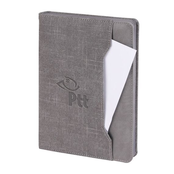 Promosyon YN-3081 Koru Tarihsiz Defter (15x21 cm) Gri, Renk: Gri 