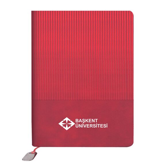 Promosyon YN-3053 Dikmen Tarihsiz Defter (15x21 cm) Kırmızı, Renk: Kırmızı 