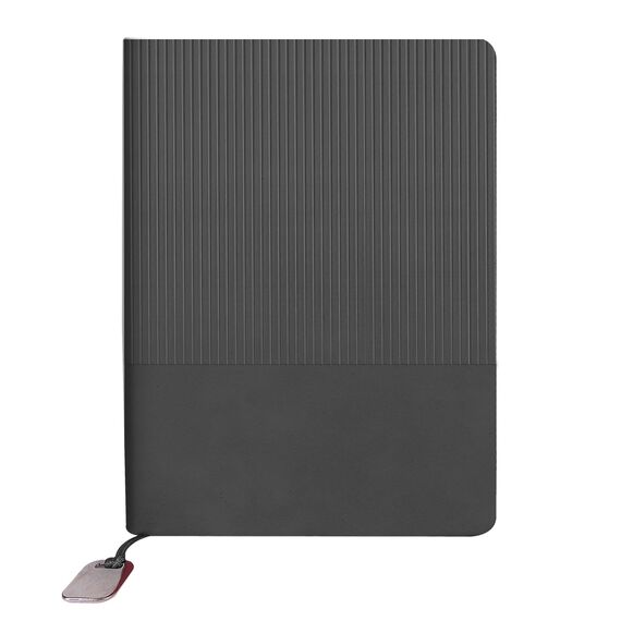 Promosyon YN-3053 Dikmen Tarihsiz Defter (15x21 cm) Füme, Renk: Füme 