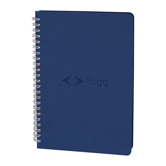 Promosyon YN-3062 Akyurt Spiralli Tarihsiz Defter (13x21 cm) Lacivert, Renk: Lacivert 