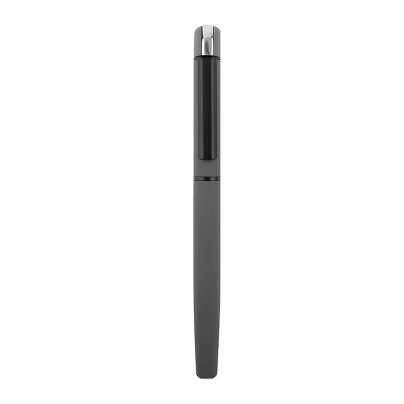 Promosyon YN-4589 Kurşunlu Metal Roller Kalem Gri, Renk: Gri 