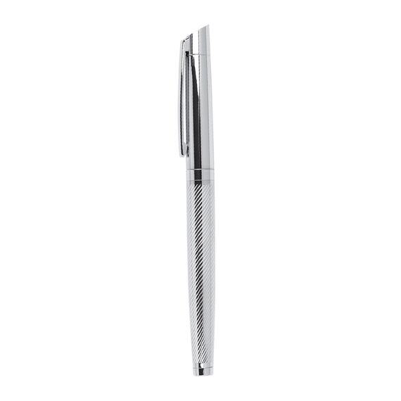Promosyon YN-4566 Düziçi Metal Roller Kalem Gümüş, Renk: Gümüş 