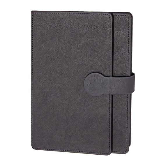 Promosyon YN-3049 Saray Tarihsiz Defter (15x21 cm) Siyah, Renk: Siyah 