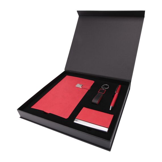 Promosyon YN-9245 Aydıntepe Hediyelik Set Kırmızı, Renk: Kırmızı 