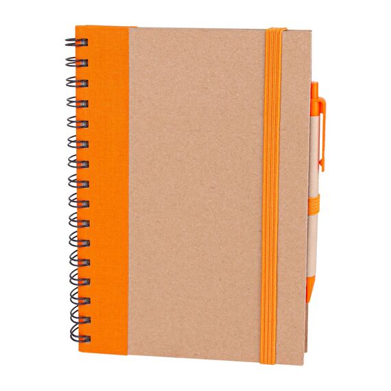 Promosyon YN-3063 Pursaklar Spiralli Tarihsiz Defter (15x21 cm) Turuncu, Renk: Turuncu 