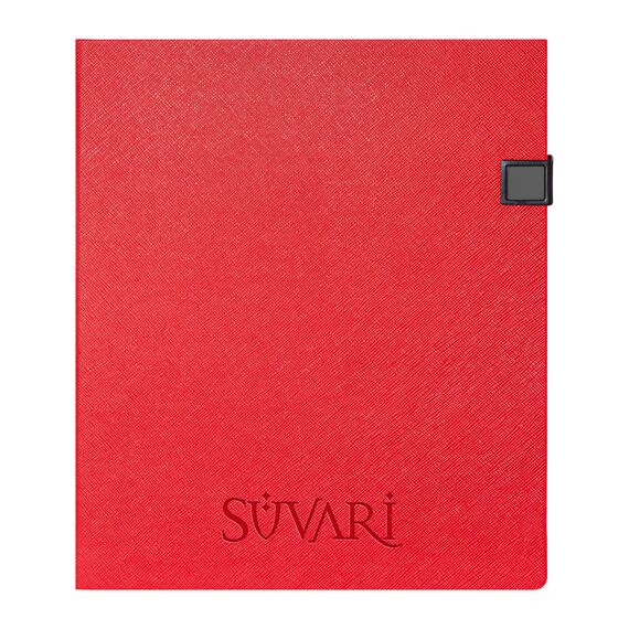Promosyon YN-3066 Esat Tarihsiz Defter (19x25 cm) Kırmızı, Renk: Kırmızı 