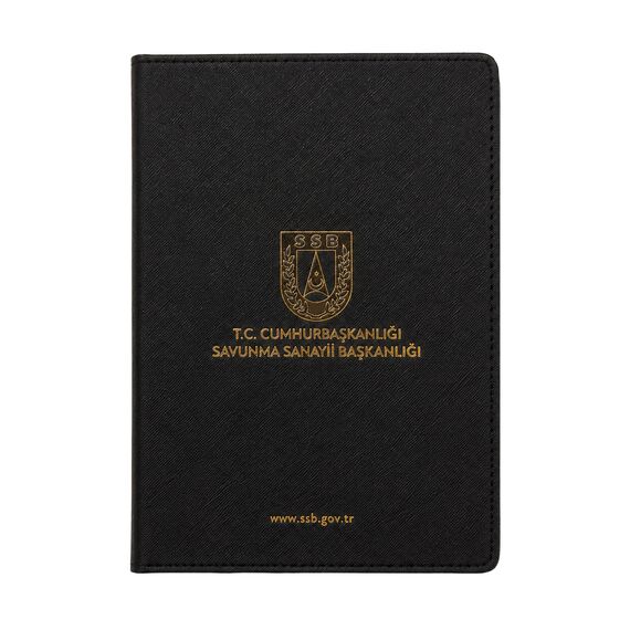 Promosyon YN-3055 Mamak Toplantı Bloknotu (15x21 cm) Siyah 