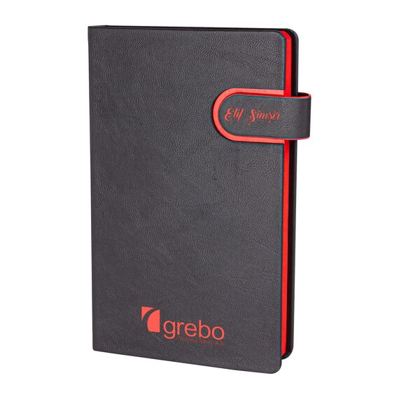 Promosyon YN-3042 Emek Tarihsiz Defter (13x21 cm) Kırmızı, Renk: Kırmızı 