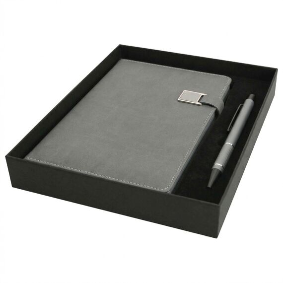 Promosyon YN-9420 Ezine Hediyelik Set Gri, Renk: Gri 