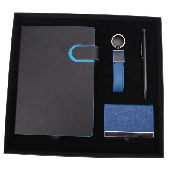 Promosyon YN-9445 Kargı Hediyelik Set Lacivert, Renk: Lacivert 