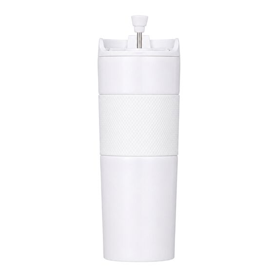 Promosyon YN-7921 Cide 500 ml French Press Termos Beyaz, Renk: Beyaz 