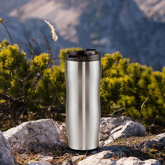 Promosyon YN-7998 Abant 400 ml Termos Gümüş, Renk: Gümüş , görsel 2