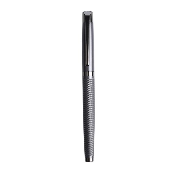 Promosyon YN-4566 Düziçi Metal Roller Kalem Füme, Renk: Füme 