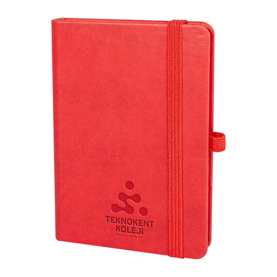Promosyon YN-3037 İncek Tarihsiz Defter (9x14 cm) Kırmızı, Renk: Kırmızı 
