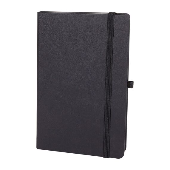 Promosyon YN-3024 Dışkapı Tarihsiz Defter (13x21 cm) Siyah, Renk: Siyah 