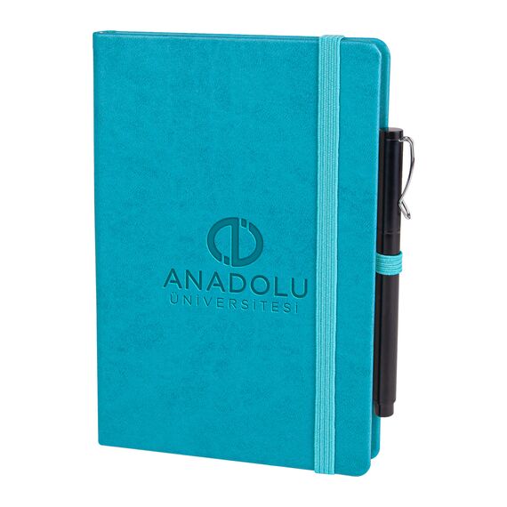 Promosyon YN-3029 Kalecik Tarihsiz Defter (13x21 cm) Turkuaz, Renk: Turkuaz 