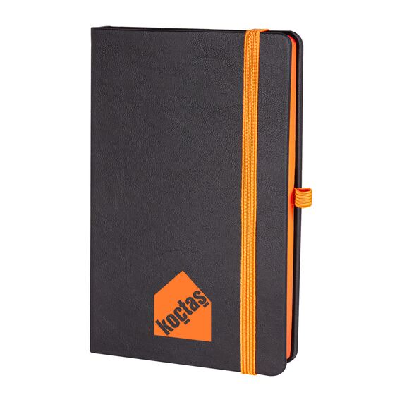 Promosyon YN-3016 Tunalı Tarihsiz Defter (13x21 cm) Turuncu, Renk: Turuncu 