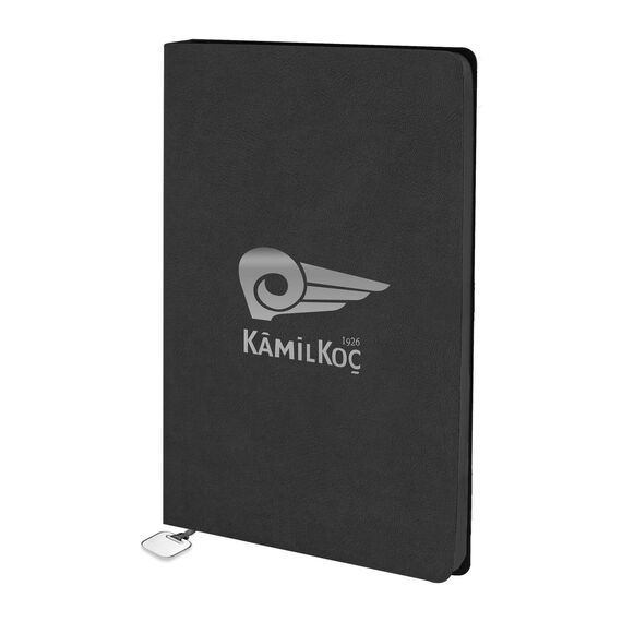 Promosyon YN-3025 Maltepe Tarihsiz Defter (13x21 cm) Siyah, Renk: Siyah 