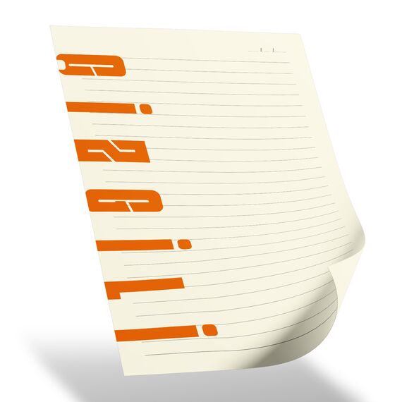 Promosyon YN-3030 Bahçelievler Tarihsiz Defter (14,5x21 cm) Turuncu, Renk: Turuncu , görsel 2