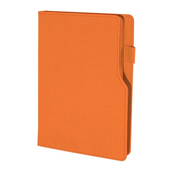 Promosyon YN-3030 Bahçelievler Tarihsiz Defter (14,5x21 cm) Turuncu, Renk: Turuncu 