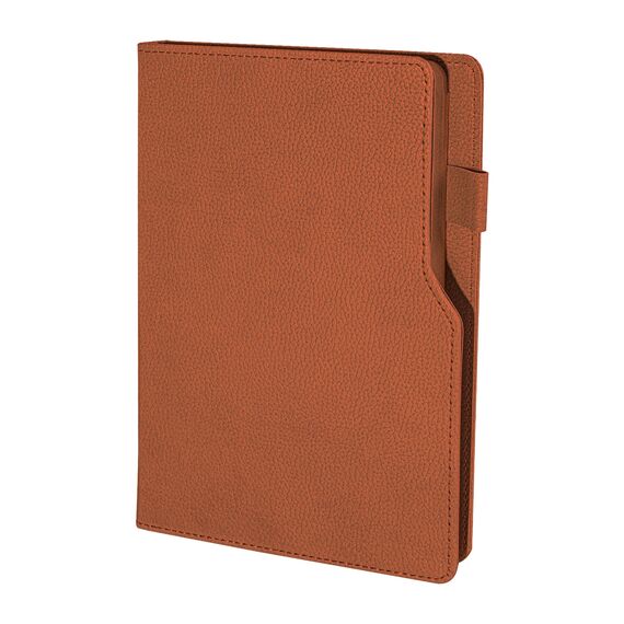 Promosyon YN-3030 Bahçelievler Tarihsiz Defter (14,5x21 cm) Taba, Renk: Taba 