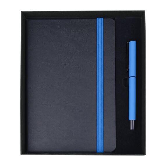 Promosyon YN-9156 Gülpınar Hediyelik Set Lacivert, Renk: Lacivert 