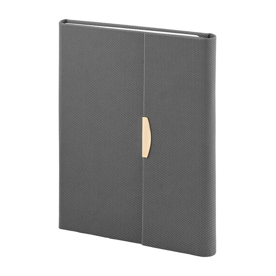 Promosyon YN-3128 312822 Bağlıca Tarihsiz Defter (15x21 cm) Gri, Renk: Gri 