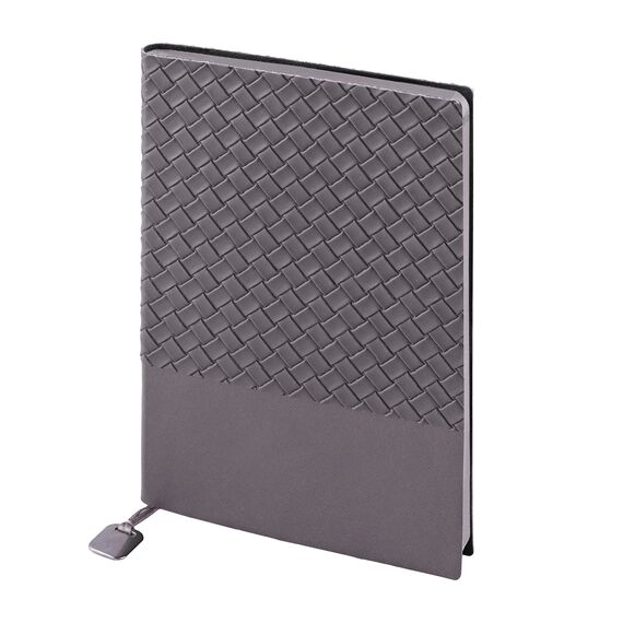 Promosyon YN-3127 312722 Akay Tarihsiz Defter (15x21 cm) Gri, Renk: Gri 