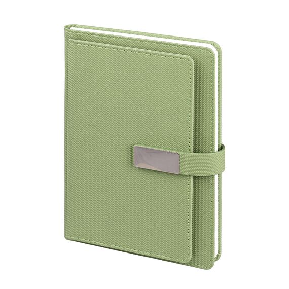 Promosyon YN-3129 312910 Bestekar Tarihsiz Defter (15x21 cm) Yeşil, Renk: Yeşil 