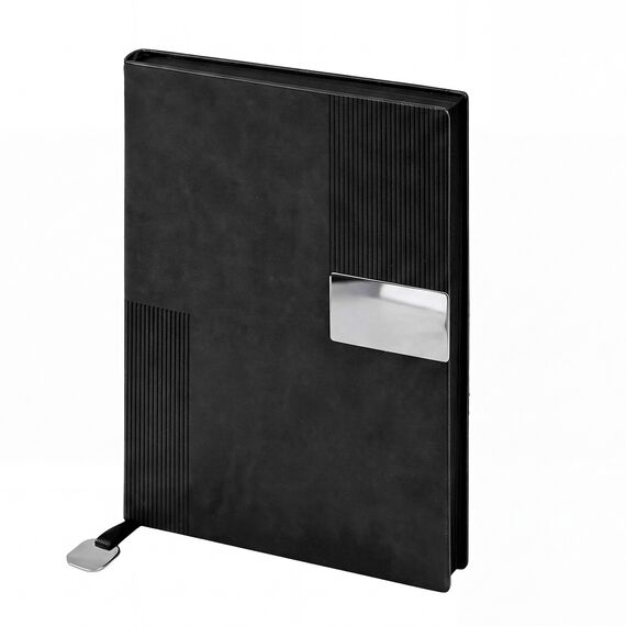 Promosyon YN-3130 313001 Kuğulu Tarihsiz Defter (15x21 cm) Siyah, Renk: Siyah 