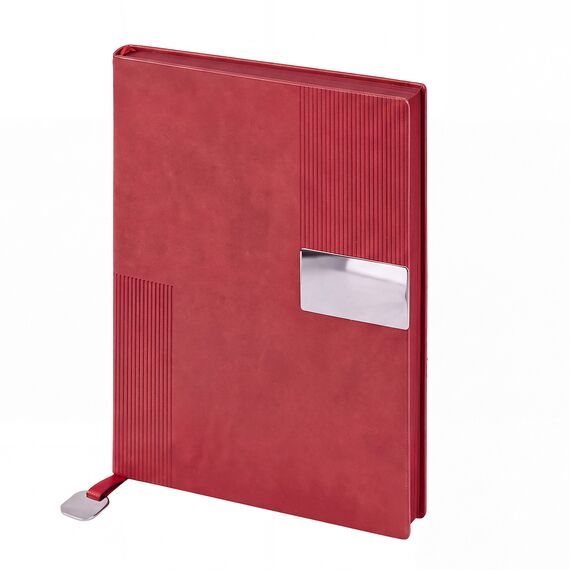 Promosyon YN-3130 313004 Kuğulu Tarihsiz Defter (15x21 cm) Kırmızı, Renk: Kırmızı 