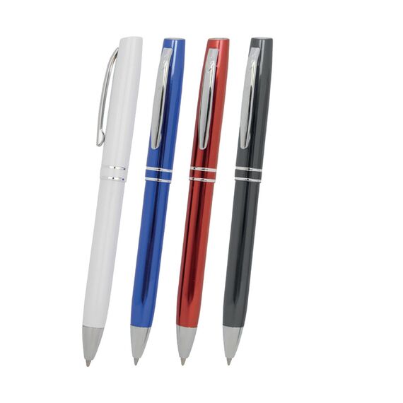 Promosyon IL-1279 Metal Tükenmez Kalem Beyaz, Renk: Beyaz 