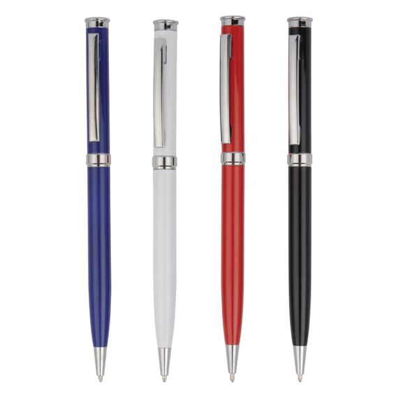 Promosyon IL-1210 Metal Tükenmez Kalem Kırmızı, Renk: Kırmızı 