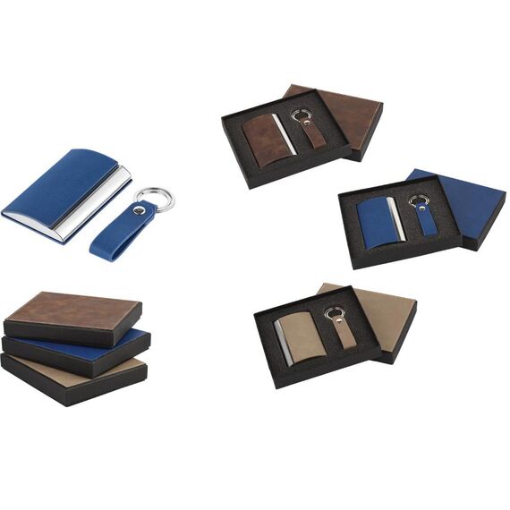 Promosyon IL-1602 Termoderi Vıp Set Lacivert, Renk: Lacivert 