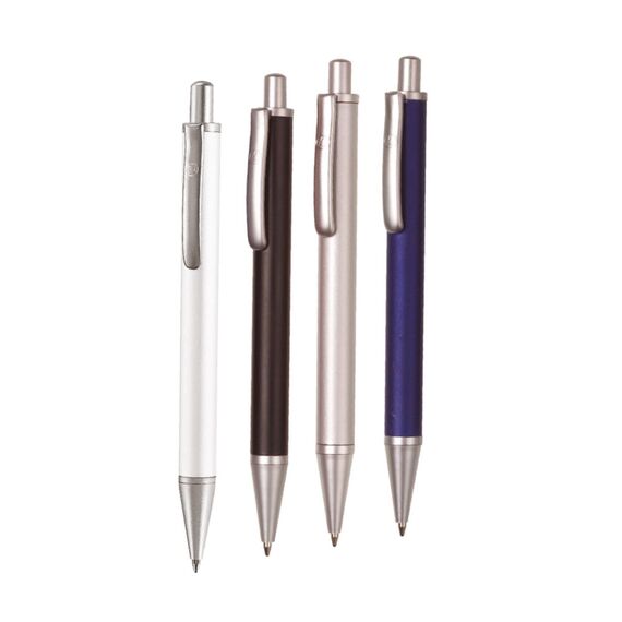 Promosyon IL-L-LPC067 Leccepen Metal Tükenmez Kalem Beyaz, Renk: Beyaz 