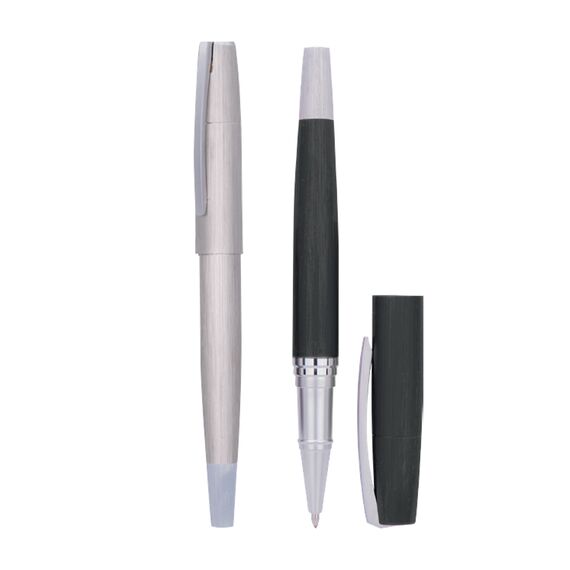 Promosyon IL-1443 Metal Roller Kalem Gümüş, Renk: Gümüş 