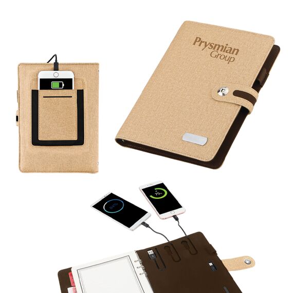 Promosyon AK-PB-153 Organizer Powerbank Taba , görsel 2
