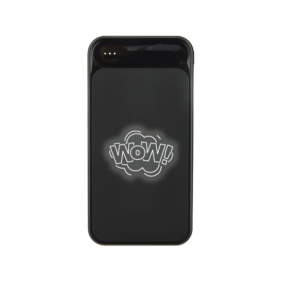 Promosyon AK-PB-155 10.000 mAh Powerbank Siyah-Kasa-Beyaz-LED , görsel 5