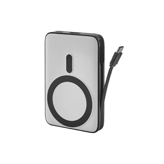 Promosyon AK-PB-4020 10.000 mAh Magsafe Powerbank Beyaz, Renk: Beyaz , görsel 3