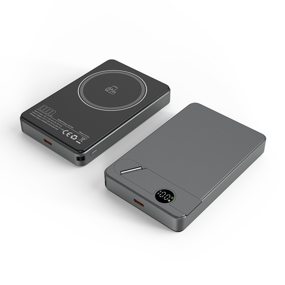 Promosyon AK-PB-4021 10.000 mAh Magsafe Powerbank Gri, Renk: Gri , görsel 6