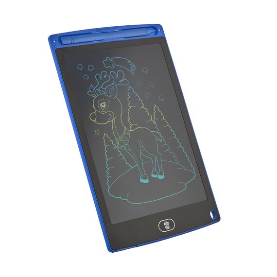 Promosyon AK-24172 Lcd Kalemli Çok Renkli Dijital Çizim & Yazı Tahtası Mavi, Renk: Mavi 