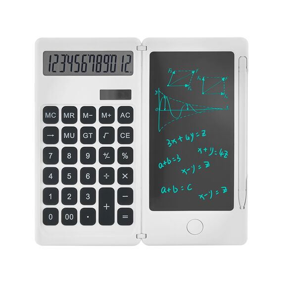Promosyon AK-2807 12 Haneli Hesap Makinesi Beyaz 