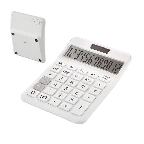 Promosyon AK-6180 12 Haneli Hesap Makinesi Beyaz , görsel 2