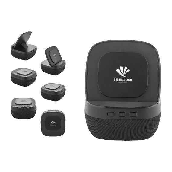 Promosyon AK-4250 Wireless Şarj & Hoparlör Siyah , görsel 9