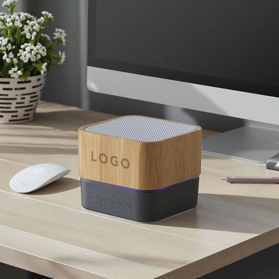 Promosyon AK-SP-4109 Bluetooth Hoparlör Bambu , görsel 2