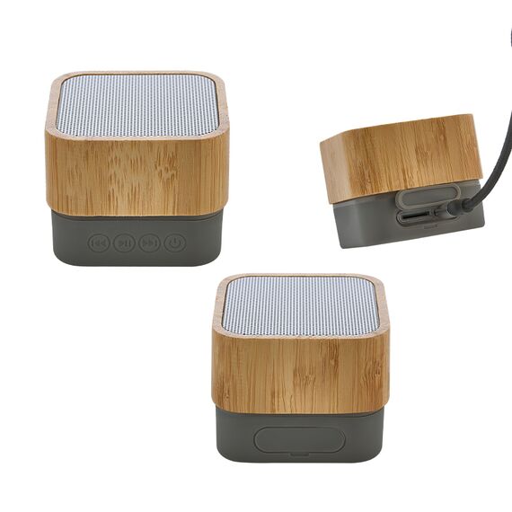 Promosyon AK-SP-4109 Bluetooth Hoparlör Bambu , görsel 5