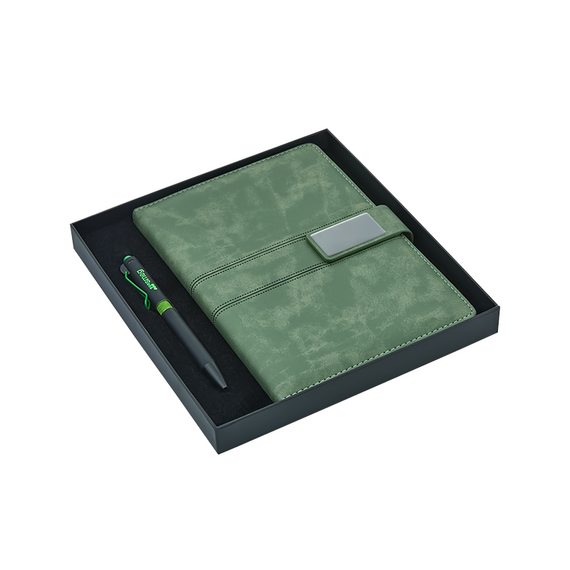 Promosyon AK-2421-K Hediyelik Set Yeşil, Renk: Yeşil 